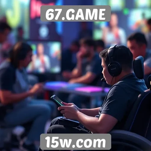 Acessibilidade em jogos no site 67.GAME